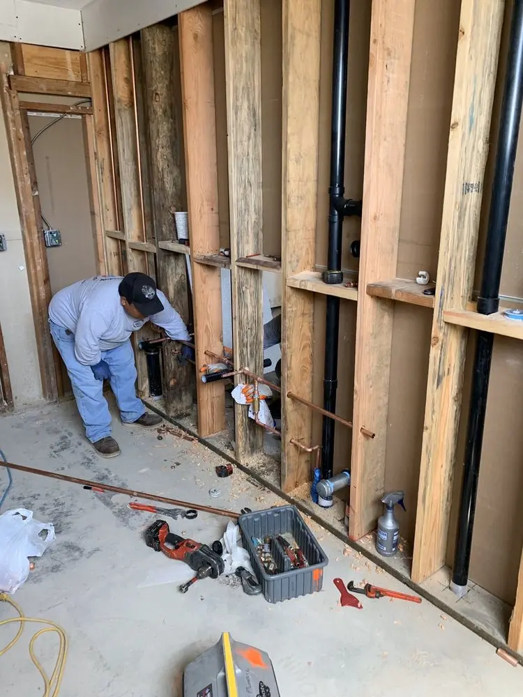 Commercial rough-in plumbing for Gas Line Repair in Kingswood West